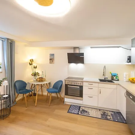 公寓 Ruhig Mod Appartement,privater Eingang *