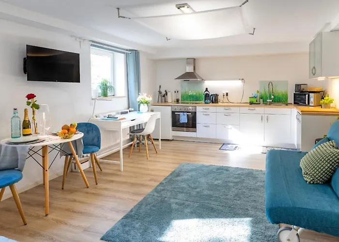 아파트 Ruhig Mod Appartement,privater Eingang *